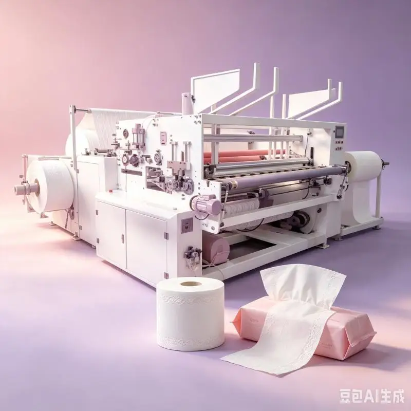 Automatic Toilet Paper Roll Machine Customized High Capacity Tissue Paper Manufacturing Line Reliable Industrial Equipment