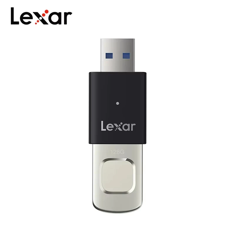 Оригинальный флеш-накопитель Lexar JumpDrive Fingerprint F35 PRO USB 3.2, 64 ГБ, 128 ГБ, 256 ГБ, скорость до 400 МБ/с, высокоскоростная флешка, карта памяти.