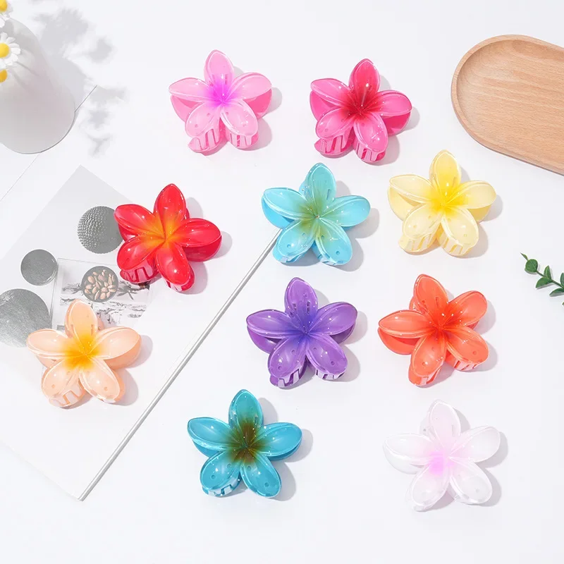 Flower Clip for Hair Large Clamps Buckle for Hair Ladies Hairpins for Woman Japanese Hair Claws Crab Korean Accessories JZ010