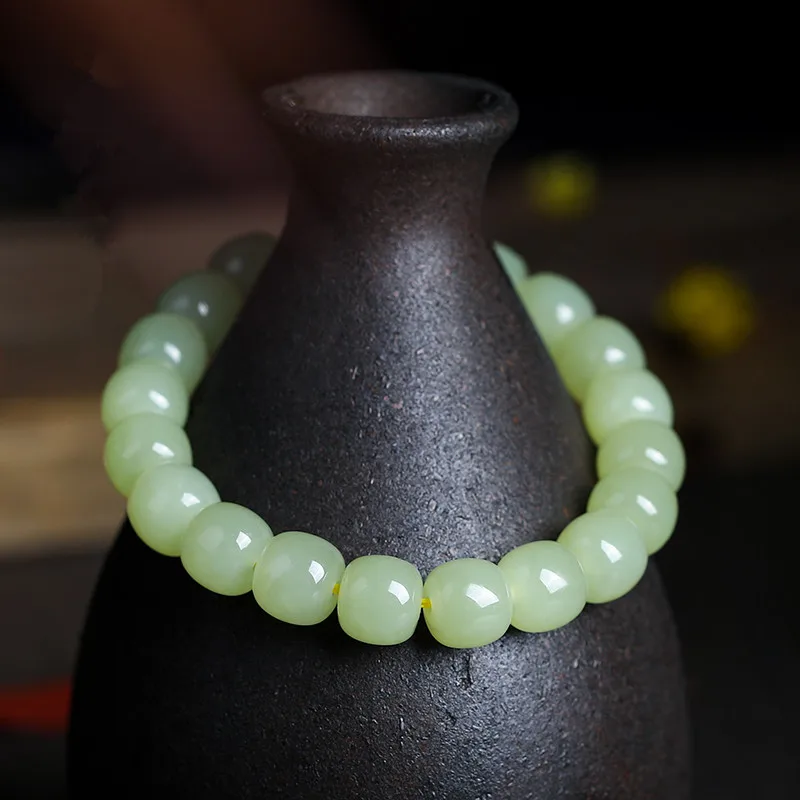 Beauty Hetian Jade Bracelets Women's Jewelry For Women Hand String Nephrite Material Jewelry Wholesale Natural Stone