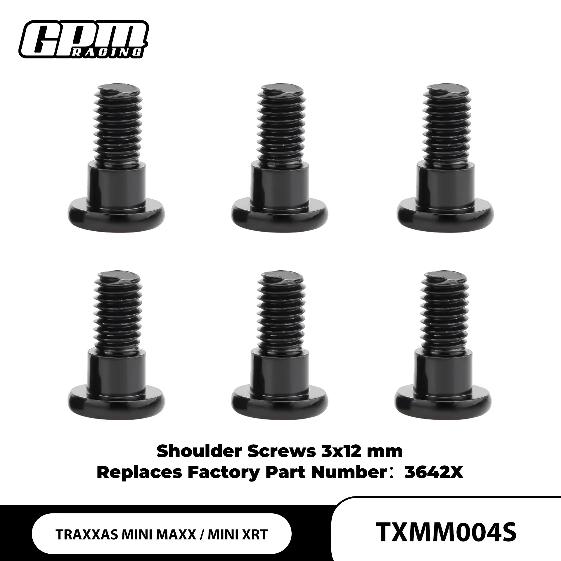 

Medium carbon steel black hexagonal step plug screw - high-strength limit shoulder shaft screw 3642X