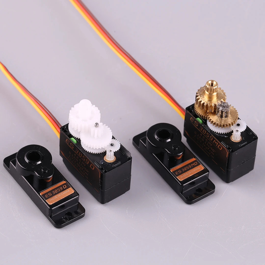 EMAX ES3059D 9g actionneur numérique ES3059MD 12g métal numérique PWM Servo pour les Applications de modèles et de robots RC