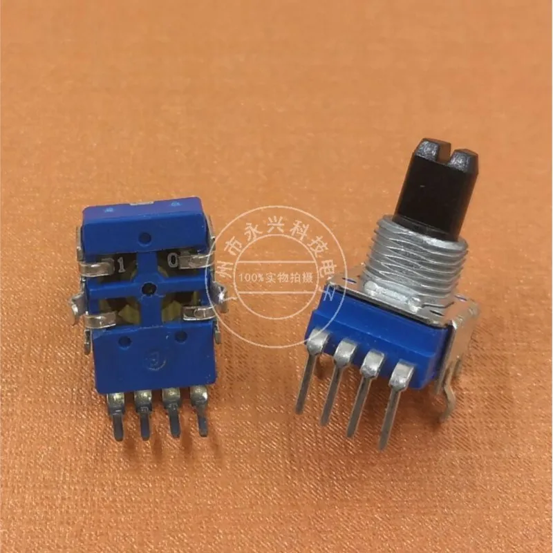 3PCS RK11 Type Single Row Four Leg Vertical Single Link Potentiometer B10K B103 Power Amplifier Volume Audio Electronic Organ