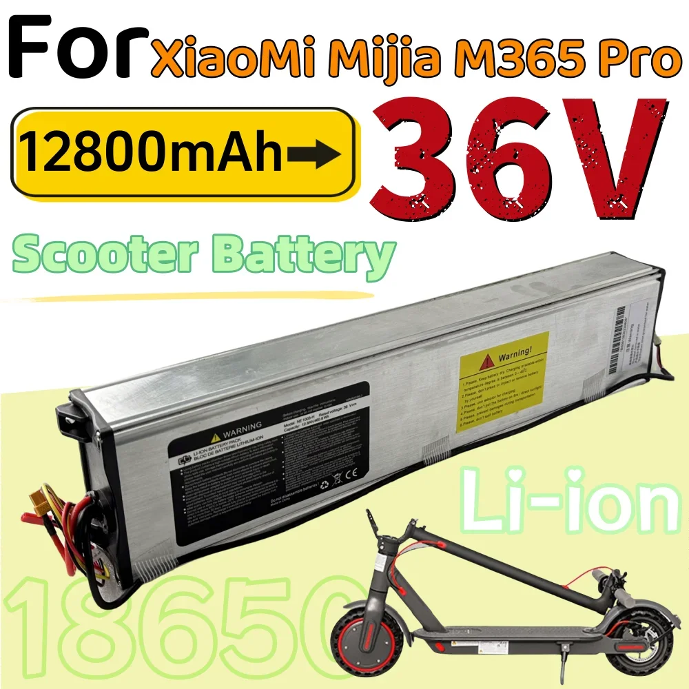 

High Capacity and High Endurance Battery Pack 36V 12800mAH for Xiaomi M365 Pro Scooter Special Battery Pack Original Battery