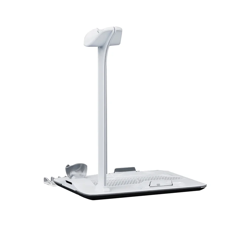 

【СОВЕРШЕННО НОВИНКА】 Охлаждающая подставка для моделей PS5 Slim/Pro с 7-зарядной станцией RGB-подсветки для дисков контроллера и цифровых устройств для PS5 Slim Con