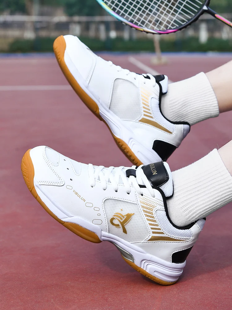 Herren-Badmintonschuhe, Multisport-Indoor-Sneaker, rutschfest, stoßdämpfend, atmungsaktiv, für Tischtennis- und Volleyballtraining – Detail 7