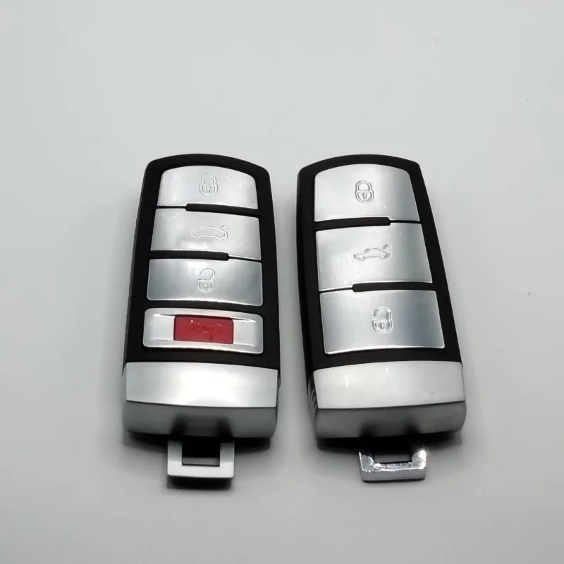 3 Button Remote Key Fob Shell Replacement Protective Case Cover Compatible with Volkswagen Magotan Auto Key