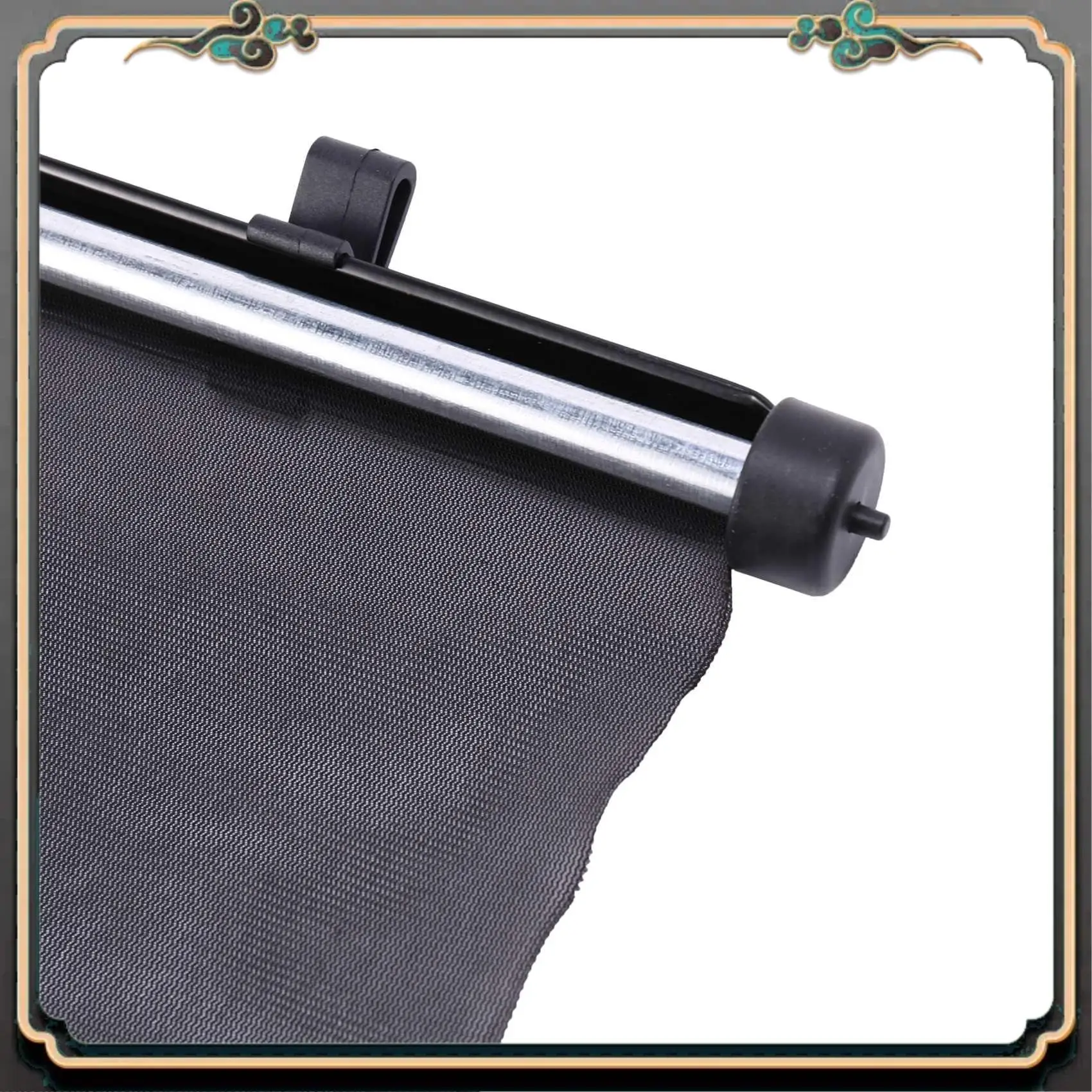 

Car Side Window Sun Shade [2 Pack] Universal Car Window Roller Shade, Retractable Car Sunshade For Side Window With Sunction Cup