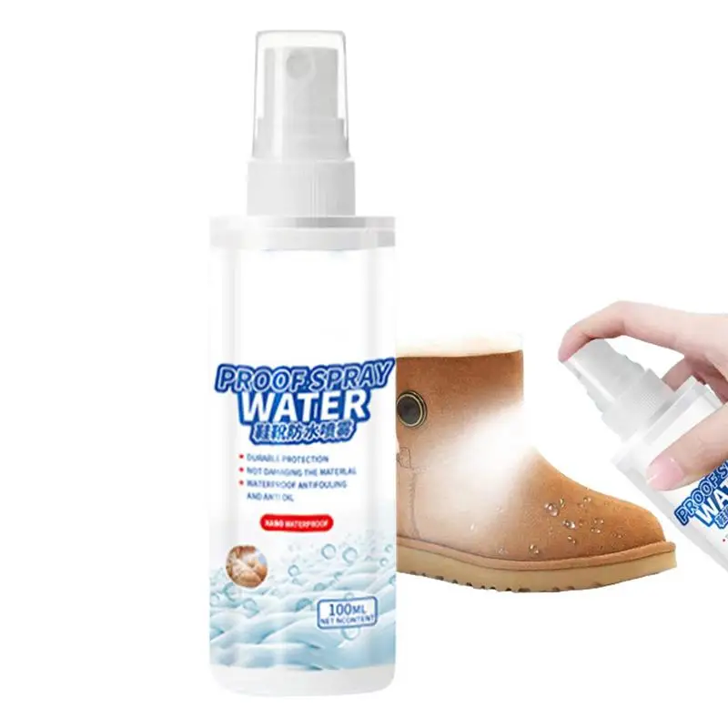 Water Stain Shoe Protector 100ml Nanotechnology Waterproof Shoes and Boots Spray Multipurpose anti dirty spray for Snow Boots