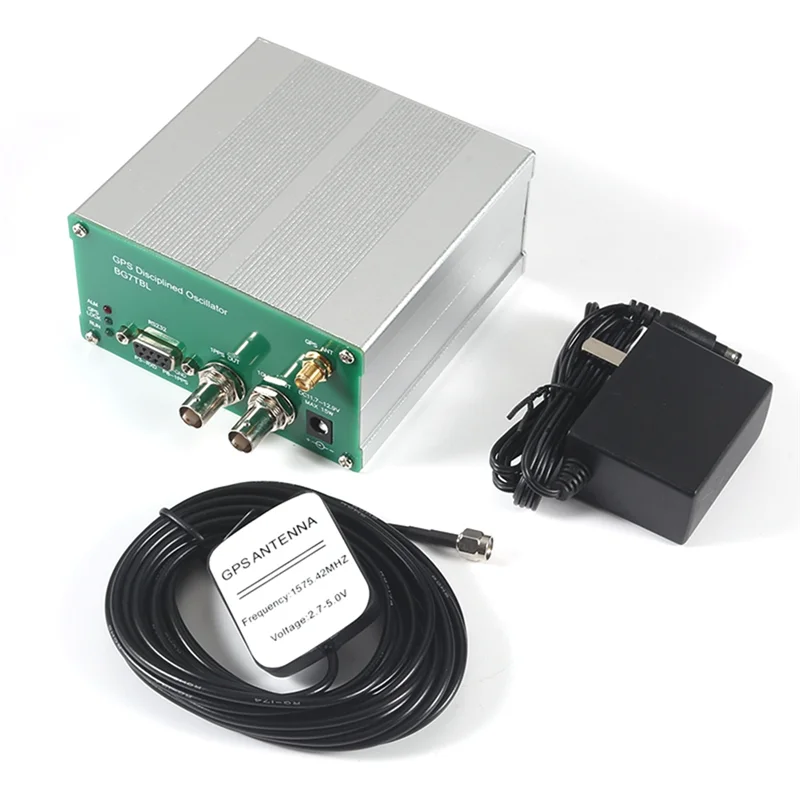 ABFN-GPS-CSG GPSDO GPS مذبذب الانضباط على مدار الساعة 10KH-220Mhz VFO موجة جيبية مع تردد شاشة الكريستال السائل 10Mhz الناتج الولايات المتحدة التوصيل