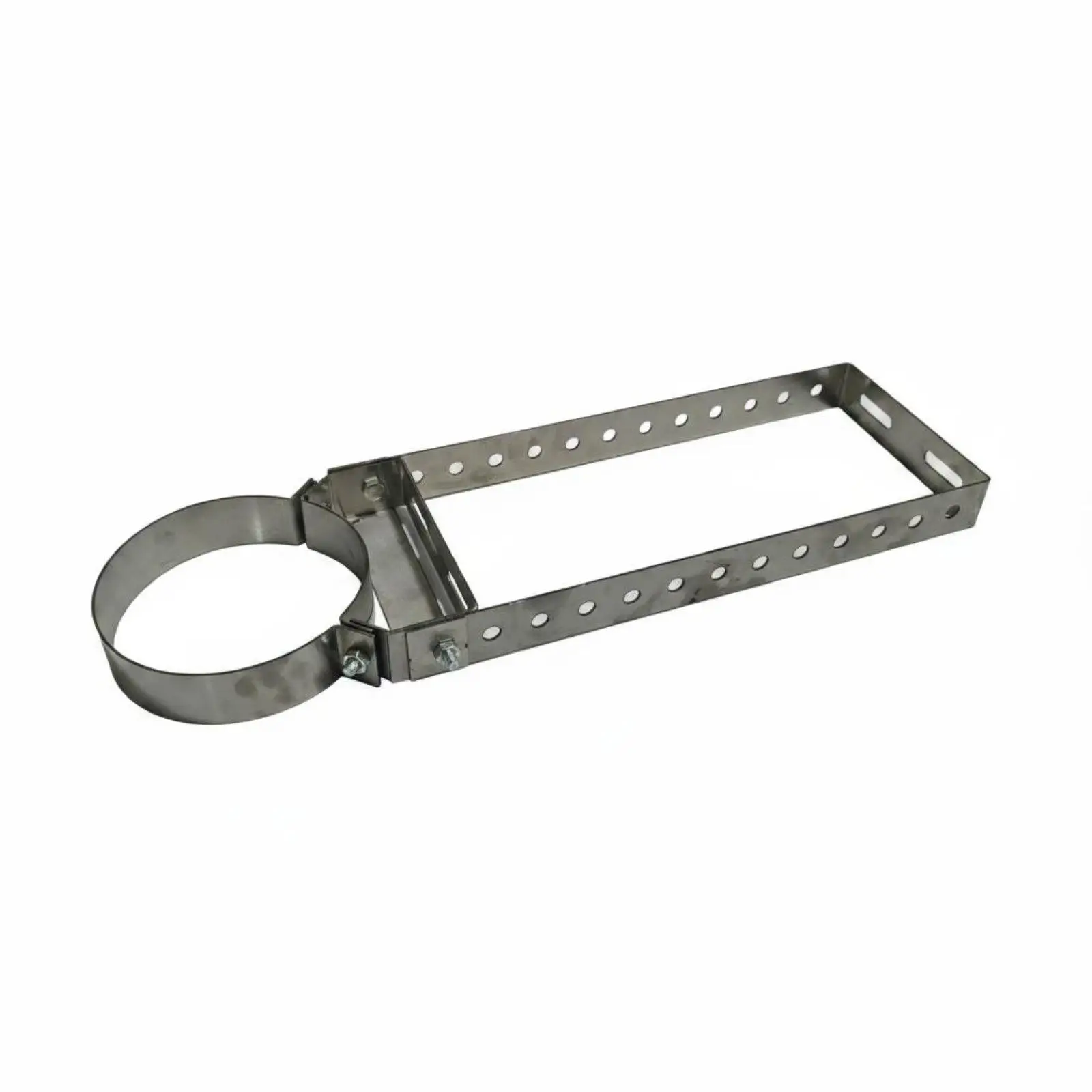 Heavy Duty Fireplace Support Bracket Stainless Steel Chimney Pipe Clamp for Secure Heat Duct Mount Home Heating Hardware