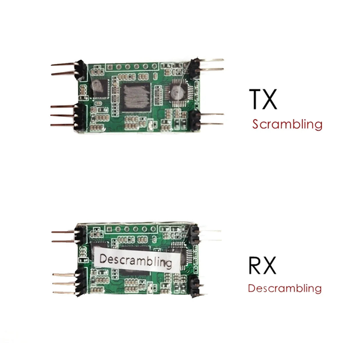 Módulo de banda completa Transmissão e recepção de imagem FPV, módulo de criptografia e descriptografia de vídeo para drone