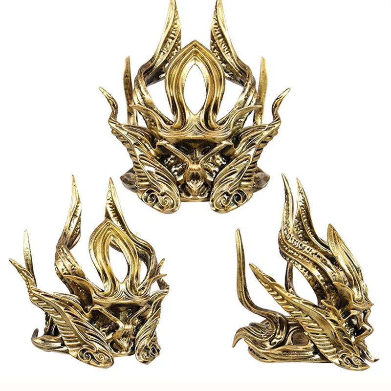 Couronne ancienne chinoise Hanfu, 4 couleurs, accessoires pour cheveux, déguisement d'empereur pour hommes, guerrier en résine, épéiste, couvre-chef de Cosplay