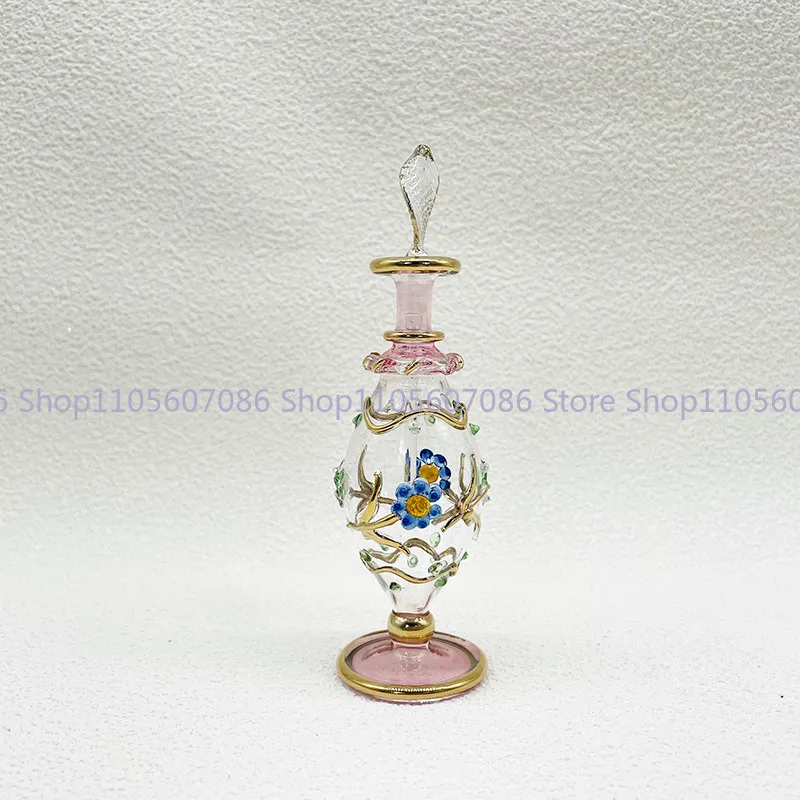 

Egypt's New Perfume Bottle, Handmade 10cm Essence Bottle, Glass Bottle Exquisite Decoration