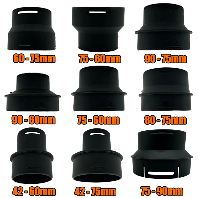 42/60/75/80/90mm Air Diesel Parking Heater Ducting Reducer Hose Tube Connector Pipe Joiner Converter For Car Truck VAN Camper