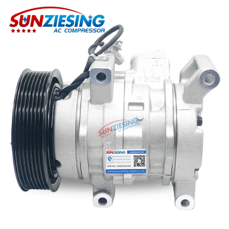 AC Compressor for Toyota Hilux Vigo 10S11C 447260-8020 88320-0K240 447160-1970 2.5L 3.0L 88310-71062  88320-0K341