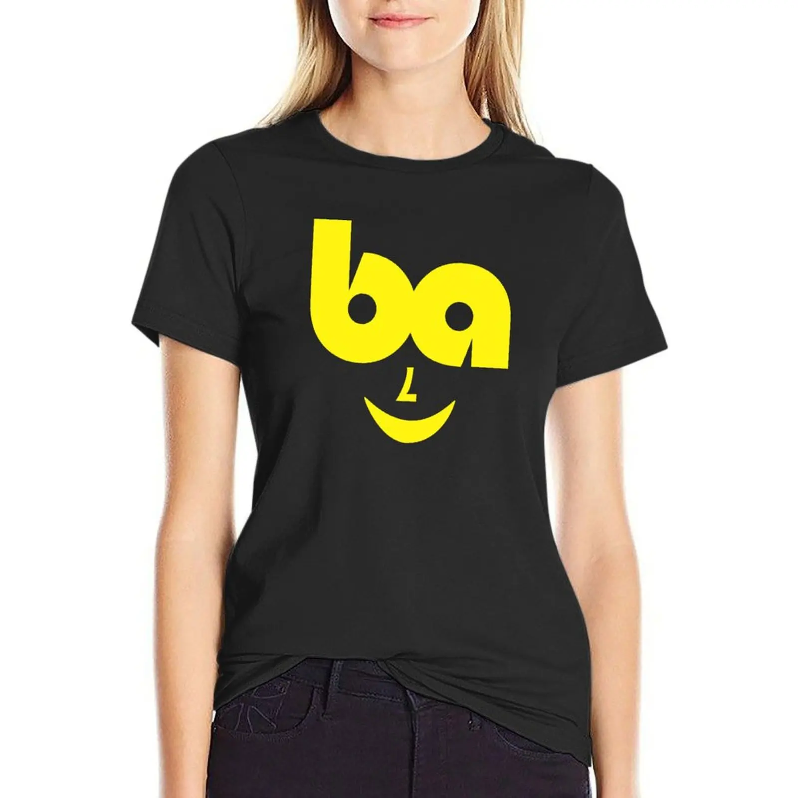 'Bon Accord' drinks - Face logo (1970s/80s) T-Shirt oversized graphics clothes for Women