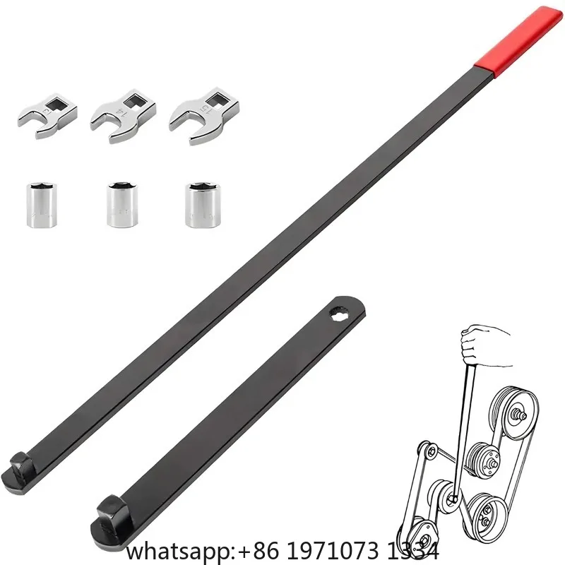 Hot Sell Universal Serpentine Belt Tensioner Tool Kit 8PC 3/8