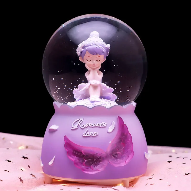 

Creative Gift Couple Tree Flash Crystal Ball Decoration Music Box To Send Student Girlfriend Gift Bedroom Decoration Snow Globe