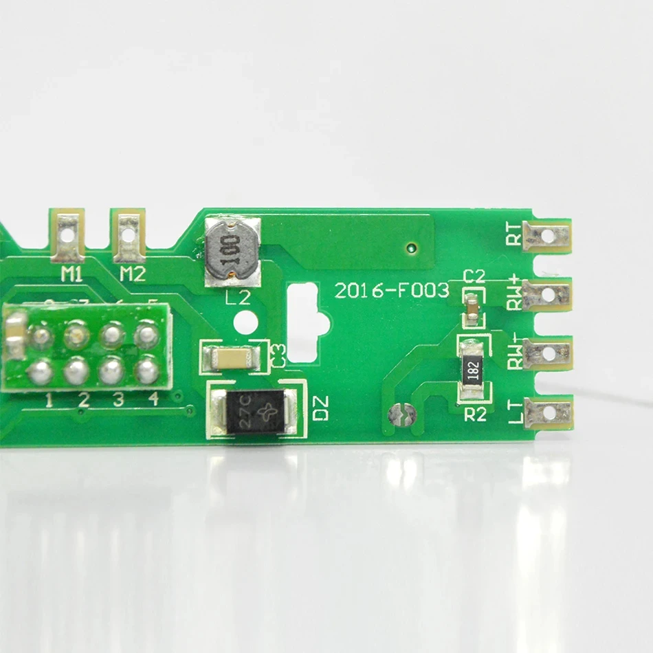 Placa de circuito de distribuição de energia de trem modelo em escala HO 1/87 com status LED para diorama de modelagem ferroviária de tensão DC e AC 1 peça