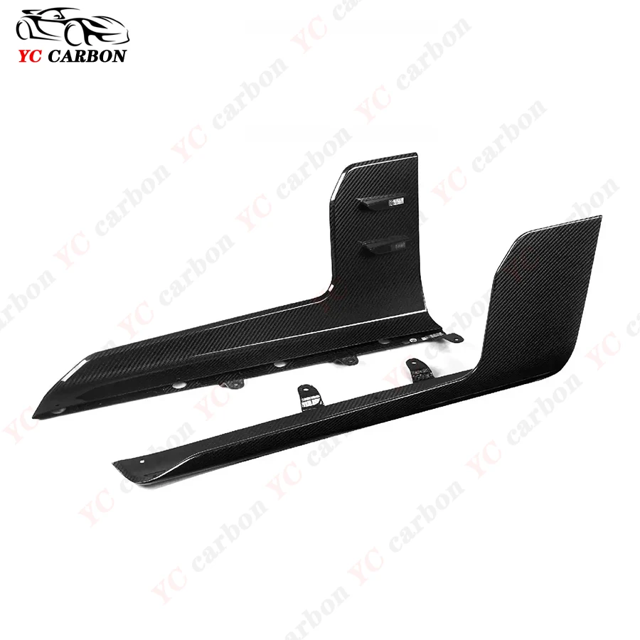 For BMW G87 M2 2022+ High quality Dry Carbon Fiber Side Skirts Splitters Cupwings Winglets Canards Apron