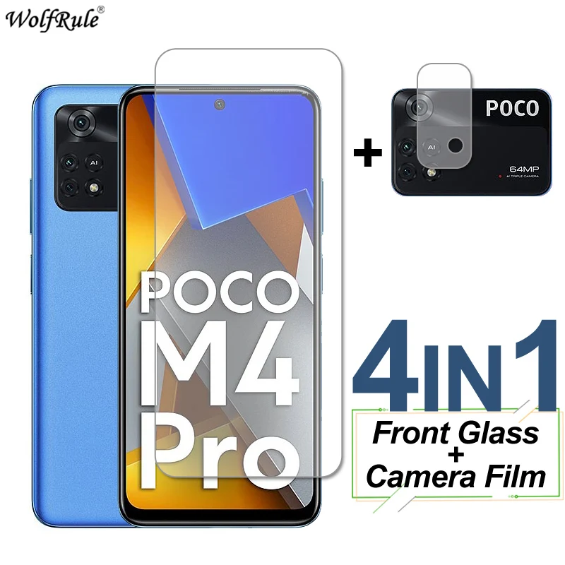 Tempered Glass Poco F4 GT X6 Neo M6 Pro C65 X5 F5 M5 M5S X4 M4 F3 Screen Protector Protective Camera Film For Xiaomi Redmi 9T