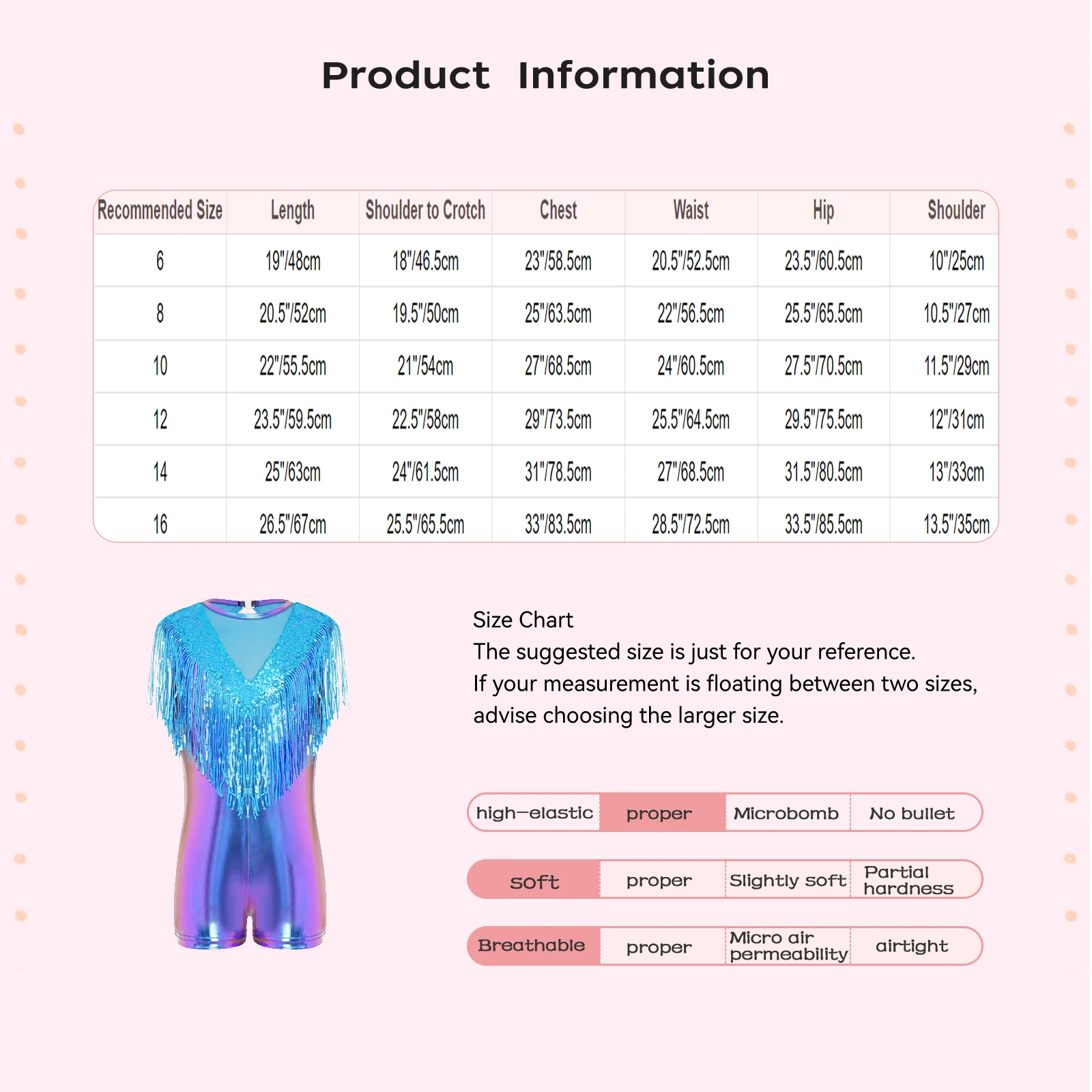 6-16 Girls 70s Disco Jazz Costume Shiny Flared Jumpsuit Kids Fashion Romper Children's Sequins Tiered Ruffles Jumpsuits Outfits view 6