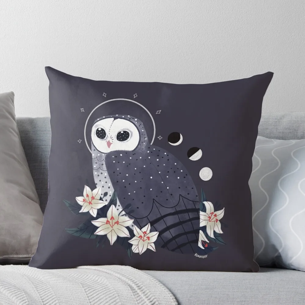 

Familiar - Sooty Owl Throw Pillow Cushions For Children Cusions Cover Custom Cushion Photo luxury home accessories