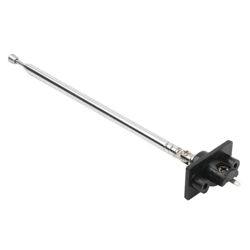 Telescopic Four-Section Universal Antenna Compatible With FM Radios Wireless Alarms And Audio/Video Receivers