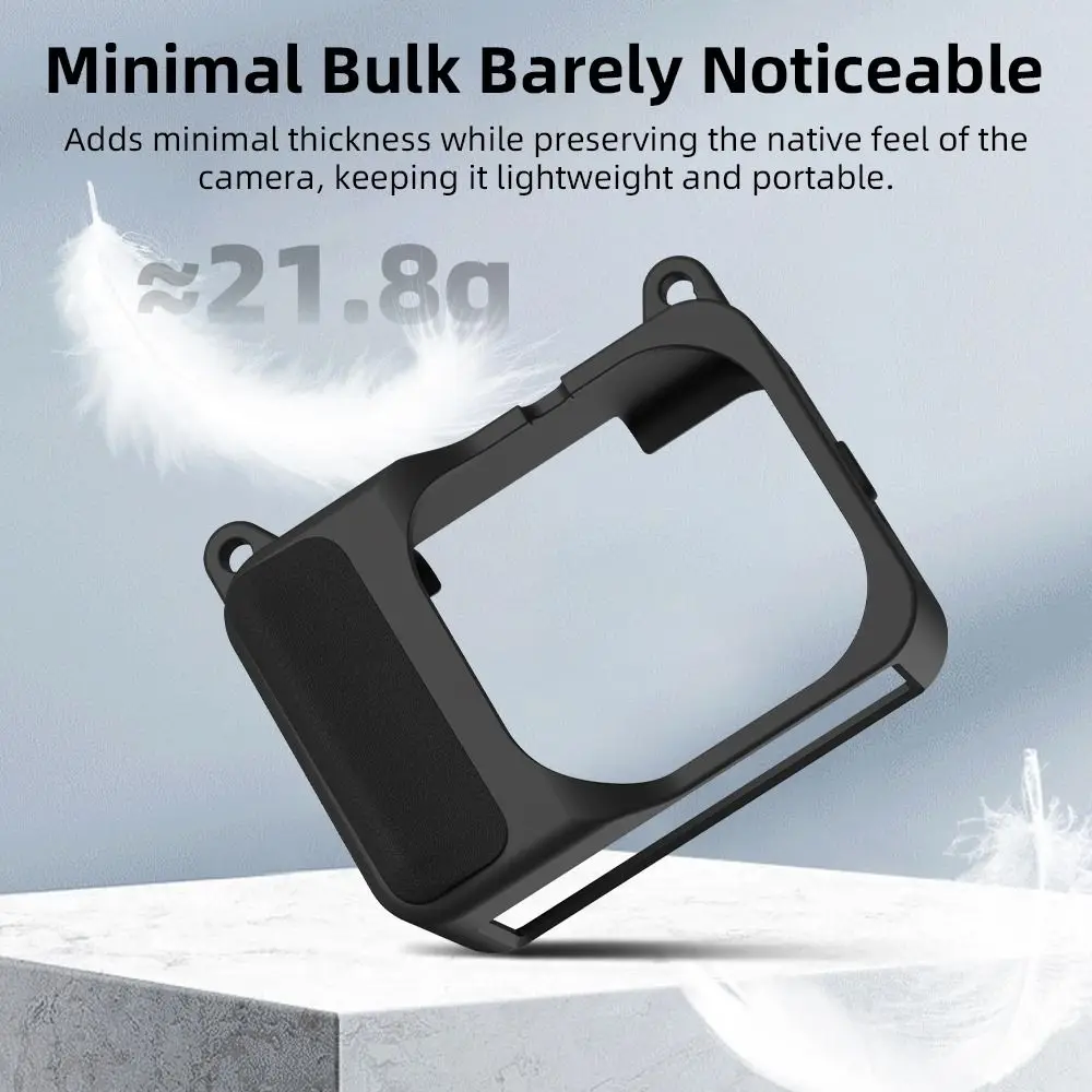 Silicone Protective Case With Anti-lost Rope Scratch-proof Body Cover Full Coverage Lens Cap for Insta360 GO Ultra
