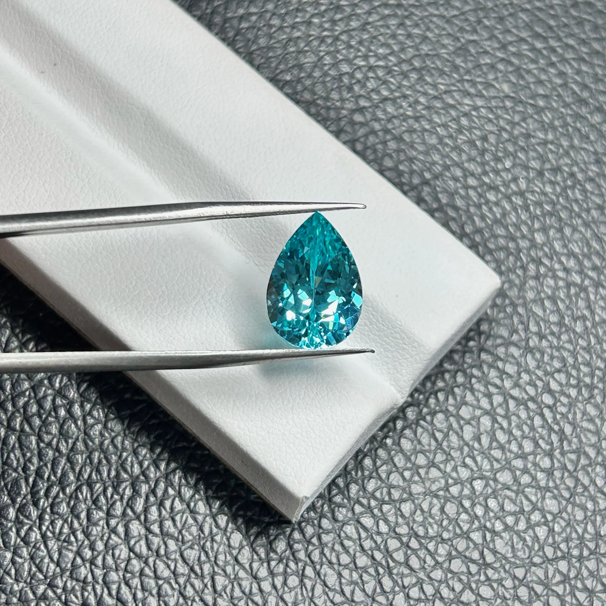 

Paraiba грушевидной огранки 6x9 мм 2,2CTS выращенные в лаборатории синие драгоценные камни для изготовления ювелирных изделий