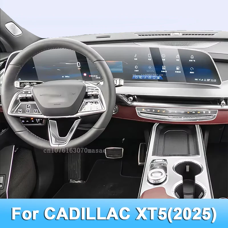 

For CADILLAC XT5(2025) Car Interior Screen Protector HD Clear Anti-Scratch Film for Touchscreen Navigation Radio Dashboard