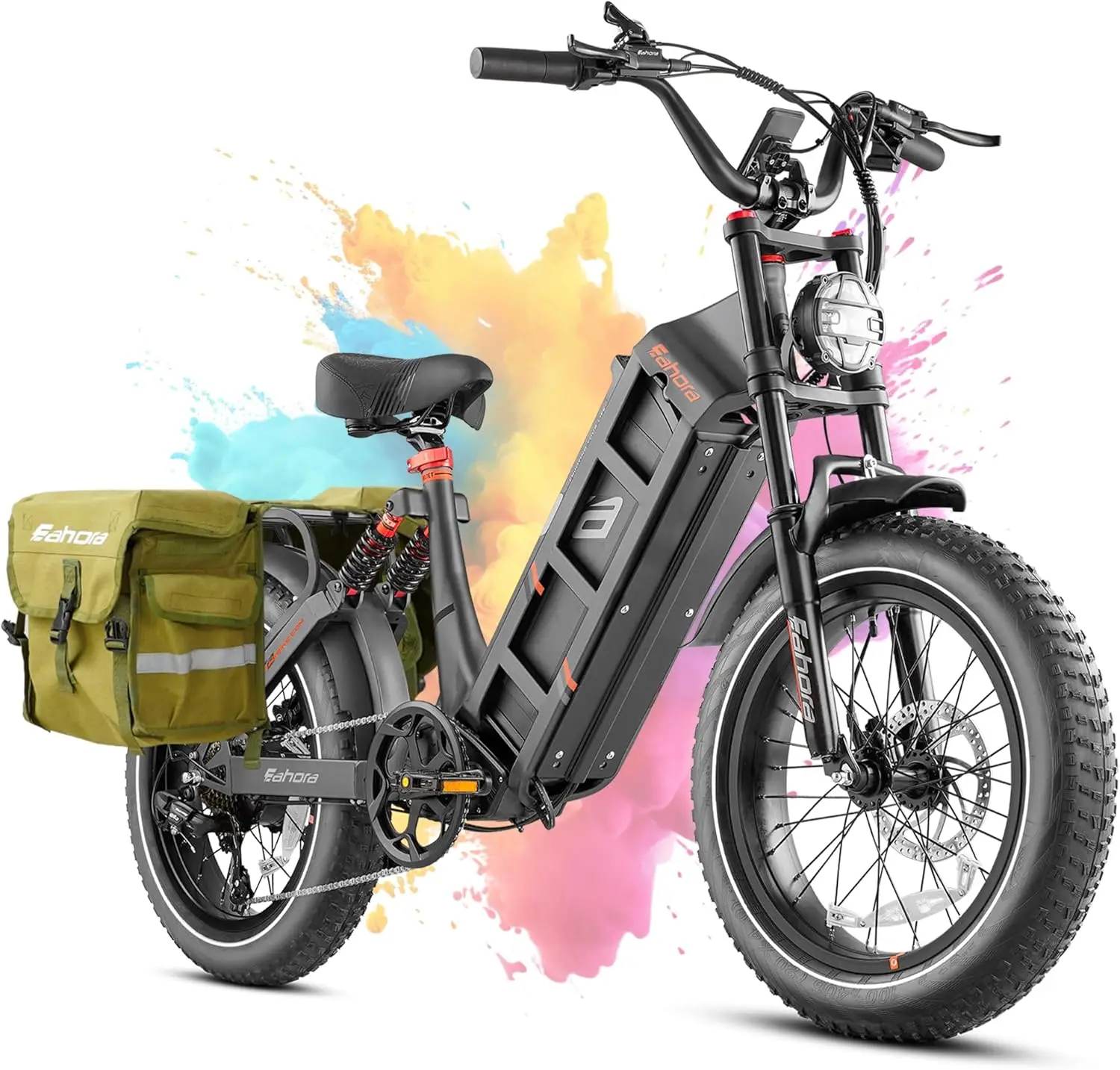Electric City Bike Step Through Electric Bicycle 100oW Low Frame Design With Rear Basket for Women Senior Riders