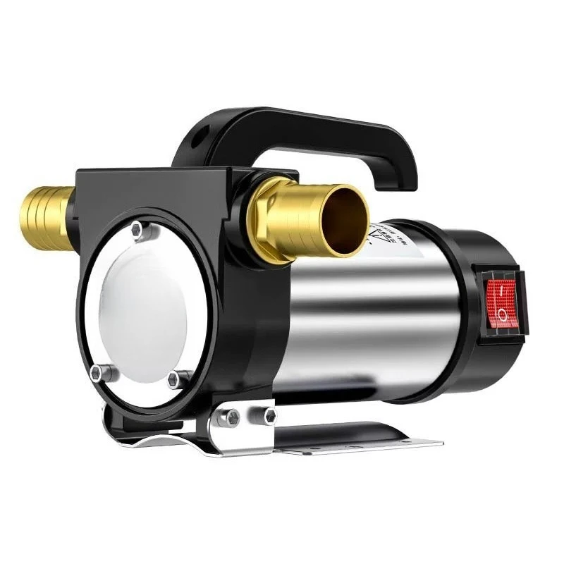 Electric oil pump Small 12V24V220V plug-in volt pump Tanker positive and negative oil pumping self-priming