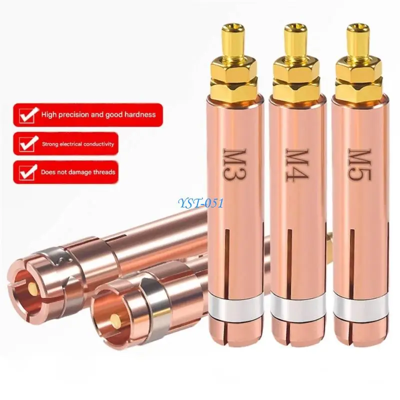 E15A TIG Welding Torch Collet Chuck Professional Studs Welder Chuck For Precise Welding Operations 3/4/5/6/8/10Mm