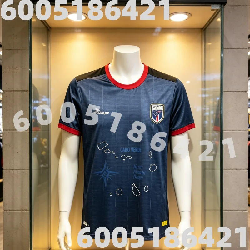 2026 Undercover Jerseys Season Cape Verde Jersey Short Sleeved Football Lightweight Jersey Football Parent-child Family Kid Tees