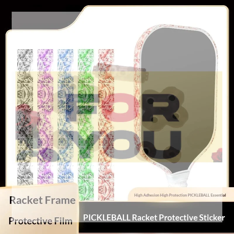 16mm Scratchproof Edge Sticker for Pickleball Paddle Shock Absorption Racket Protector for Club Matches