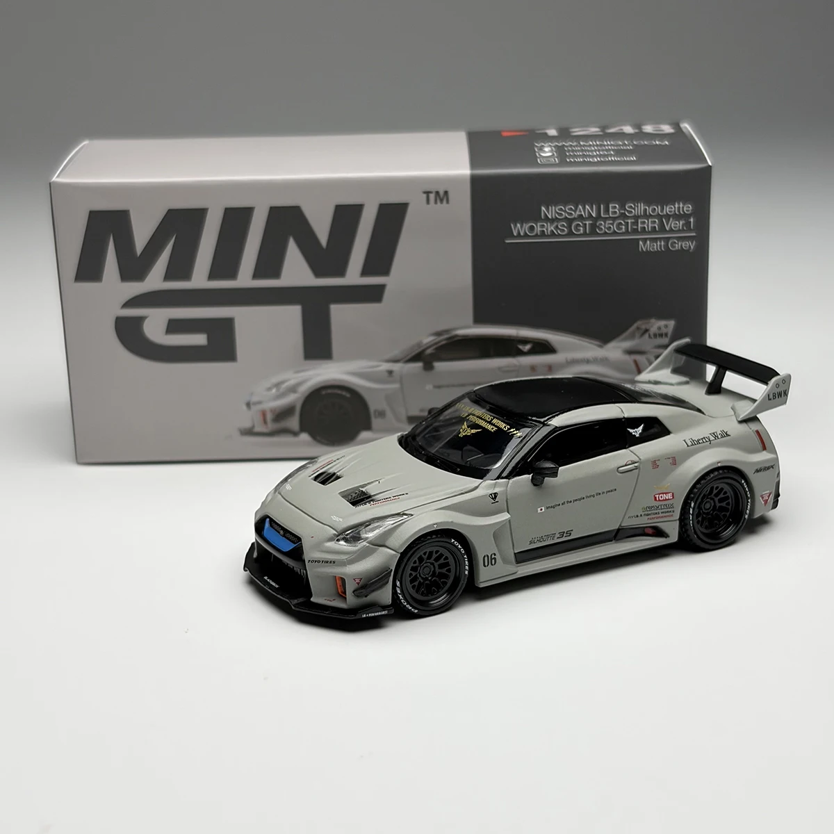 minigt-1-64スケール-ダイキャスト合金-1248-日産lb-gtr-r35-おもちゃ-スポーツカーモデル-クラシック-大人向けギフト-記念品-静的ディスプレイ