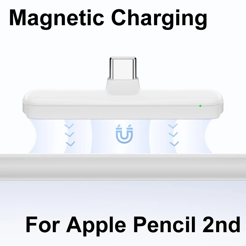 USB Type C Magnetic Charging For Apple Pencil 2nd Generations Wireless Charger iPad Pencil Charger Apple Pencil Accessories