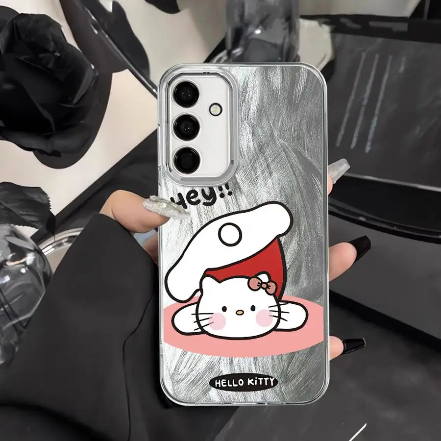 Cute Sanrio Hello Kitty Soft Cover Phone Case for Samsung Galaxy A33 A34 A26 A35 A36 A13 A14 A51 A52 A23 A21s A24 A15 A16 A55