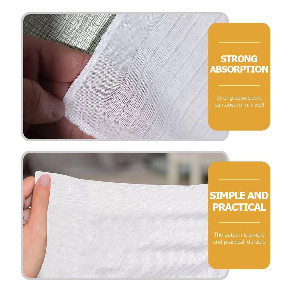 

10 pcs Cotton Baby Diaper Inserts Reusable Washable Cloth Diapers Burp Cloths Absorbent Foldable Lightweight Travel