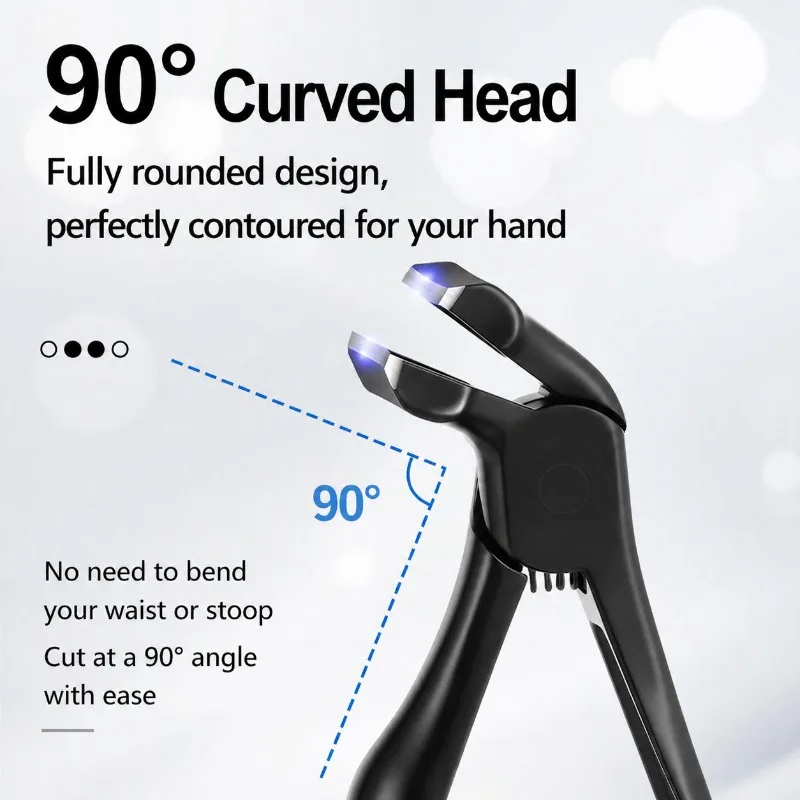 Heavy Duty Nail Clippers Extra Large Jaw Opening For Thick Hard Toenails Anti-Splash Nail Cutter Professional Pedicure Manicure