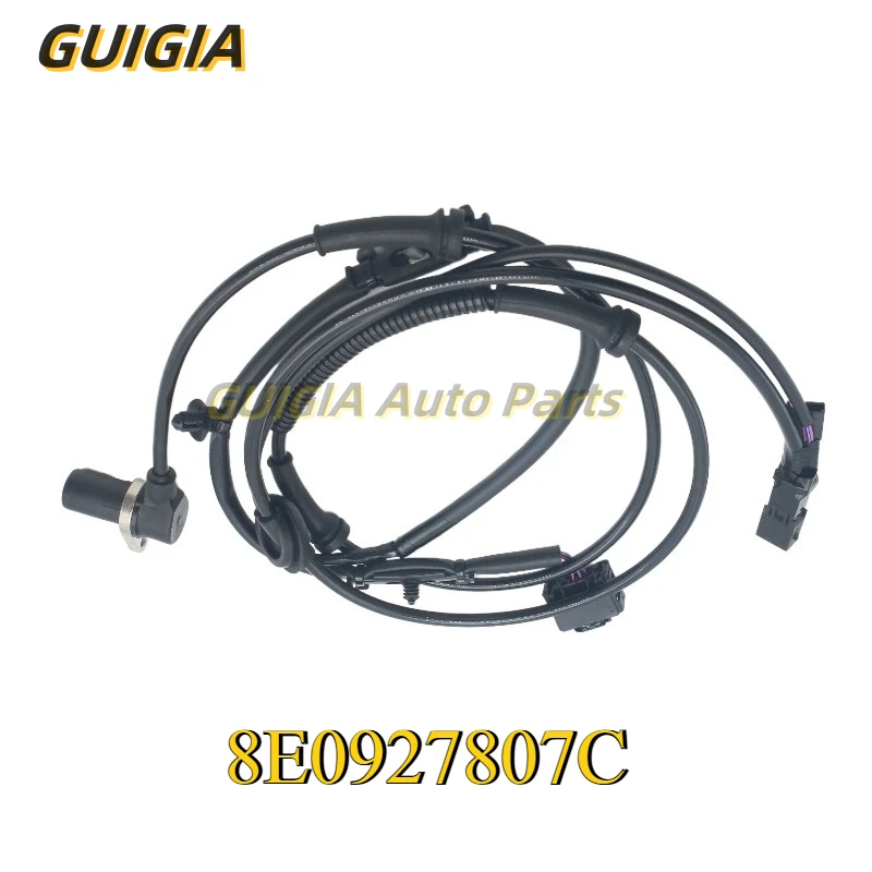 8E0927807C Rear Left ABS Wheel Speed Sensor for Audi A4 Avant Cabrio B7 B6 8H 8E 2000 2001 2002 2003 2004-2009 Models Auto Parts