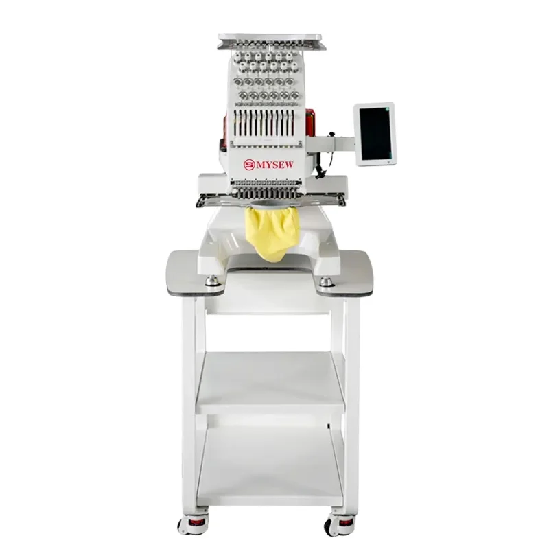 MYSEW MHS100 15  s Industrial High Speed Single Head Computerised Embroidery Machine