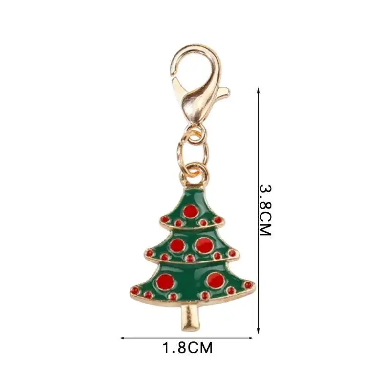 Mixed Christmas Theme Keychains Clip-on Pendants