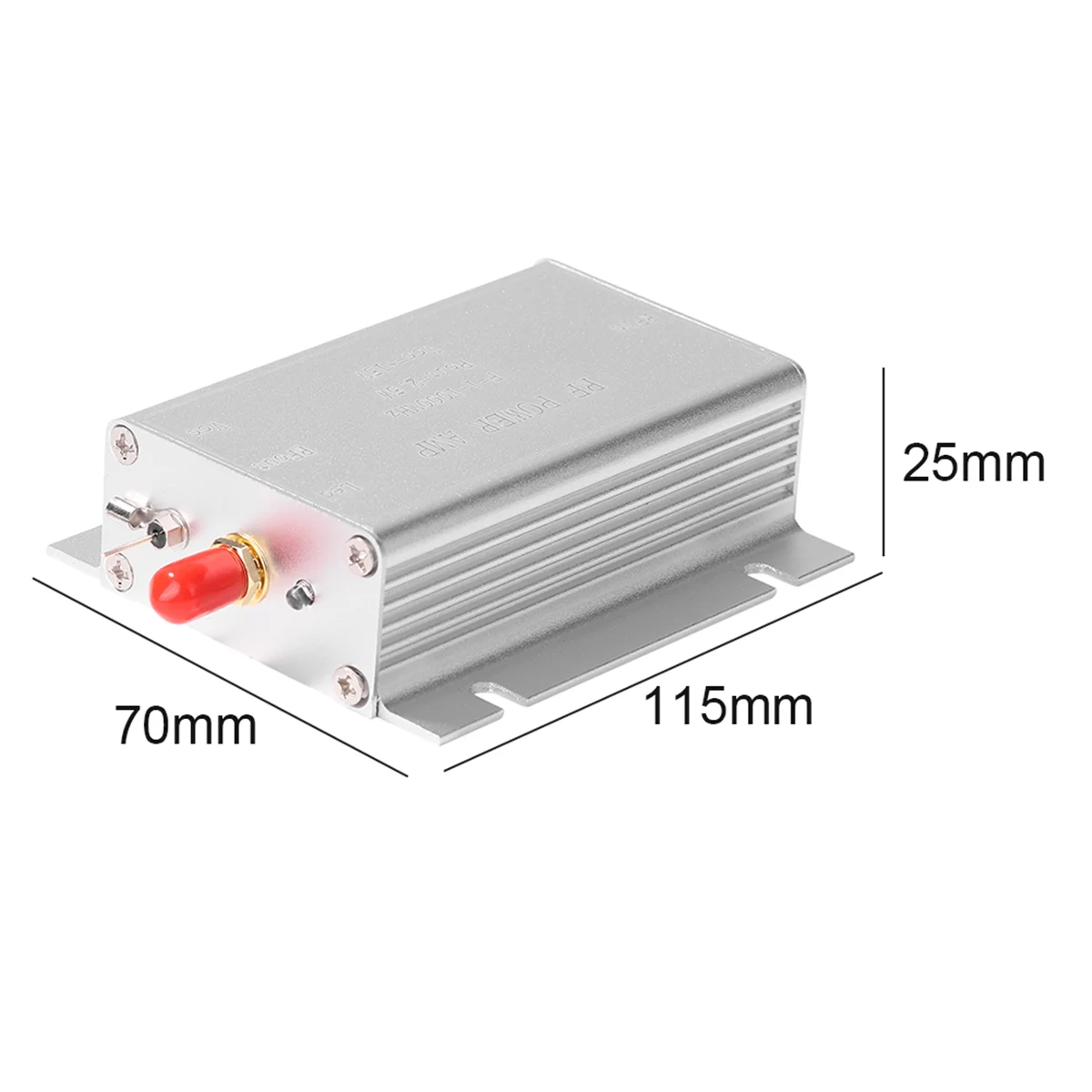 Rf Eindversterker 1-1000Mhz 2.5W Hf Vhf Uhf Fm Amp Fm Zender Voor Radio Draadloze Afstandsbediening Walkie Talkie