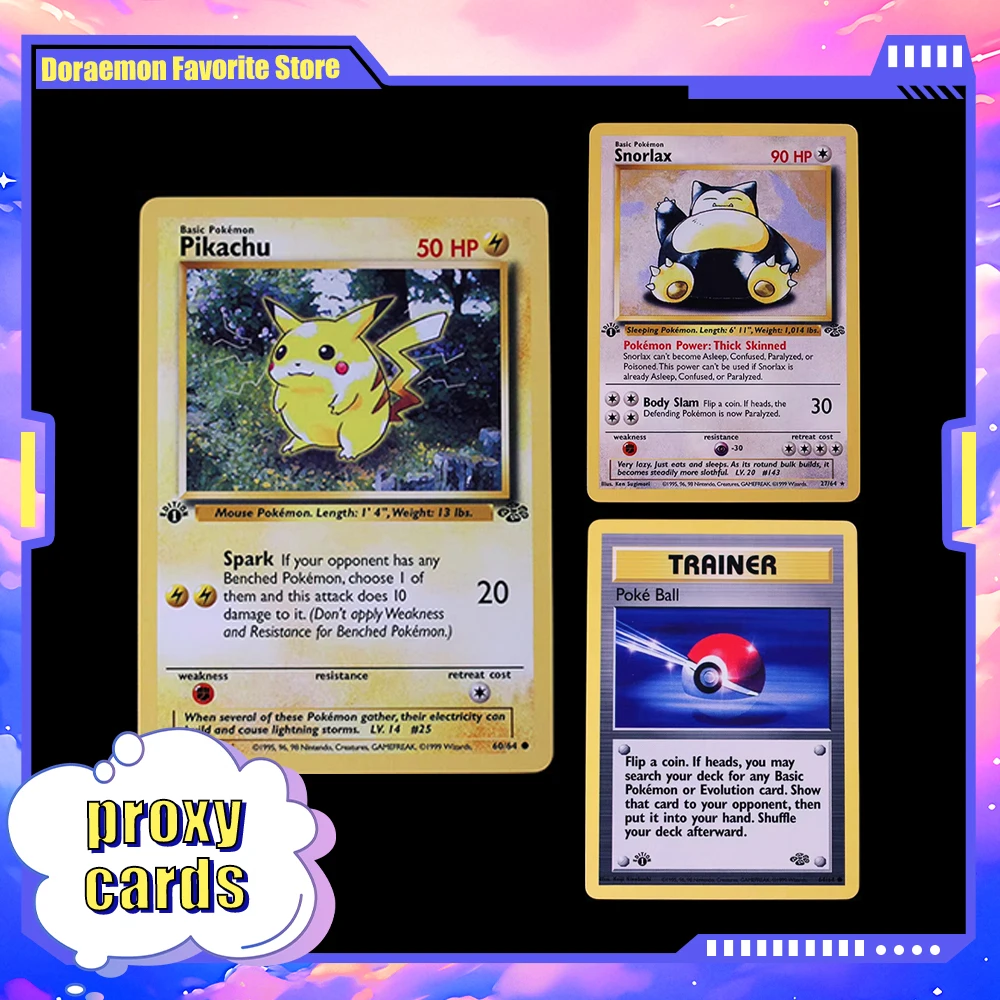 بطاقات بوكيمون بطاقات بوكسي الغابة الكلاسيكية لألعاب الترفيه PKM Pikachu ألعاب الطاولة مجموعة كاملة من البطاقات مجموعة ألعاب هدية #1