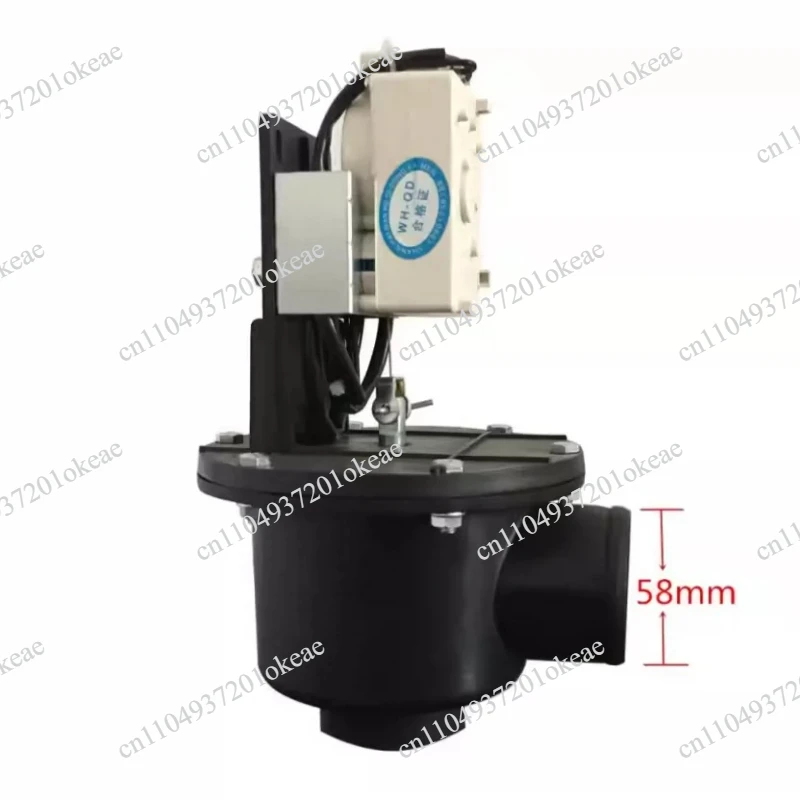 2 Inch Industrial Washing Machine Drain Valve Solenoid, Oil Discharge Valve for Dry Cleaning Equipment