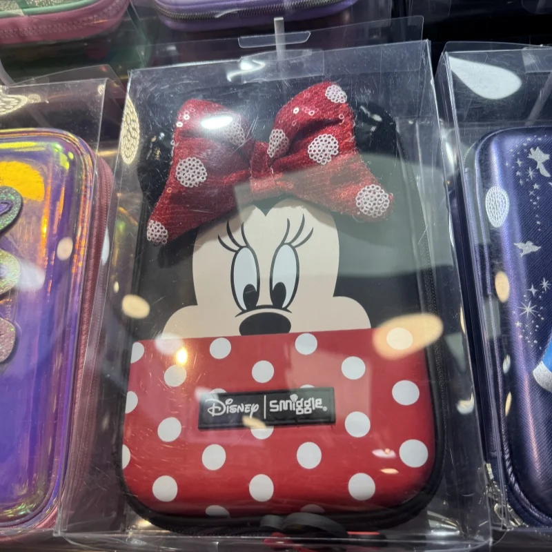 New Australia Smiggle Minnie Mouse 3D Pencil Case Large-capacity Cute Pencil Case For Students Stationery Box Anime Merchandise