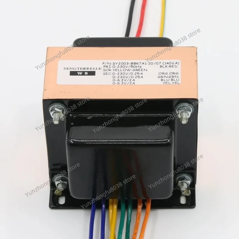 140W Tube Amplifier Transformer 230VX2 6.3VX1 6.3VX1 High Quality Transformer for EL34 Tube Power Amp